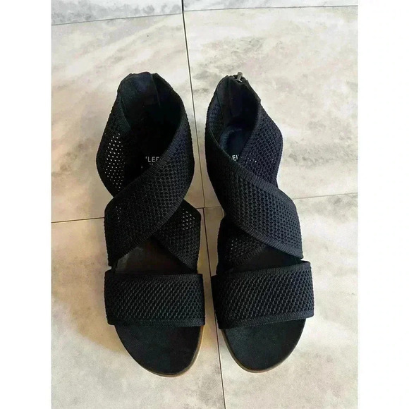 Eileen Fisher Women’s Kitts Stretch Knit Back Zip Sandals Size 6.5 - Picture 2 of 5